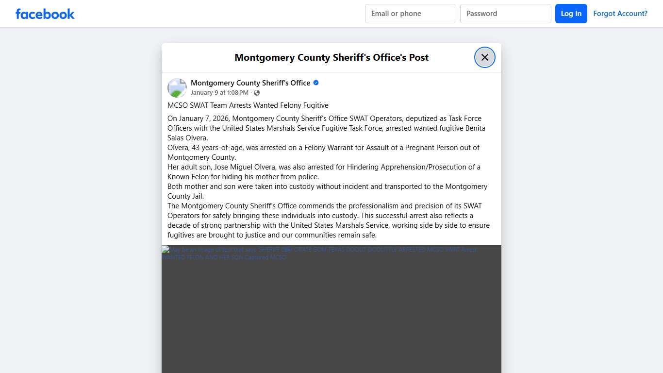 MCSO SWAT Team... - Montgomery County Sheriff's Office Facebook